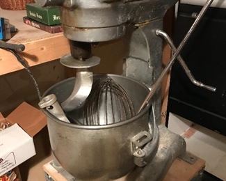 Hobard Commercial Grade Mixer and accessories. Like I said...these people owned a wonderful German Restaurant for over 29 years.