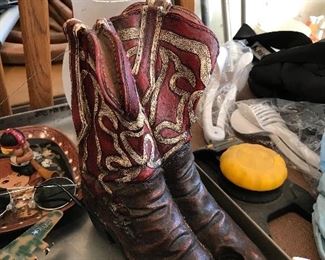 Love these ceramic boots