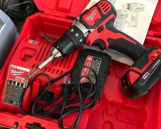 Milwaukee Drill and accessories in case