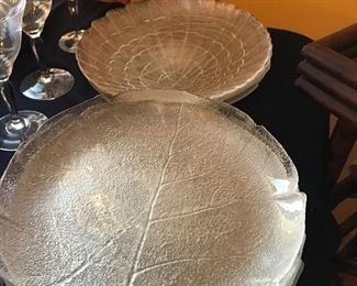 Love these Pressed leaf plates and misc. other pressed patterns
