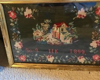March 3 1899 Needlepoint Sampler