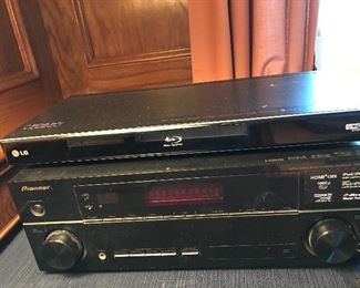 LG Blu Ray, Pioneer Receiver