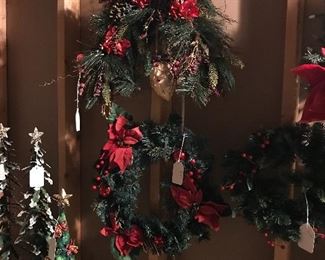 Nice wreaths and swags