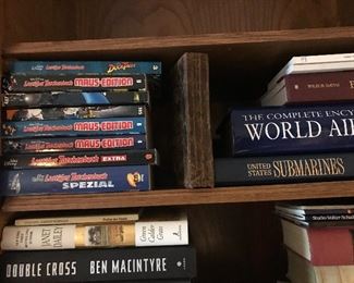 So many wonderful books, CD's, VHS