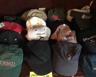 So many hats from so many places.