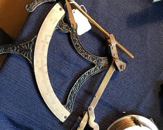 Letter scale. Missing 2 parts