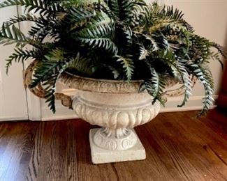 Large cast iron planter 