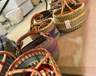 African hand woven baskets (Ghana) 