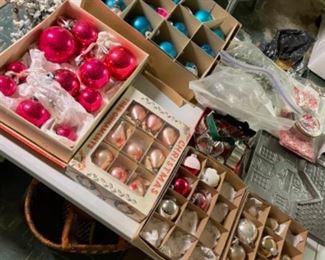 Vintage Shiny Brite Ornaments 