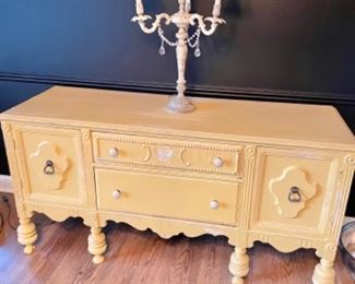 Antique sideboard cabinet 