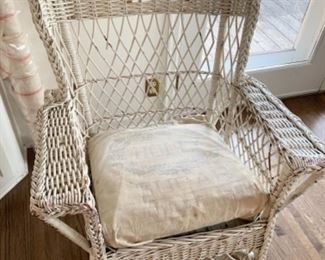 Vintage wicker chair 