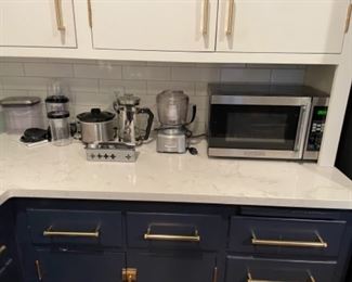 Microwave, Magic Bullet, food storage, kitchen tools