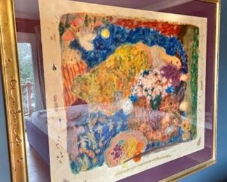 Only the Stars by Roy Fairchild Woodard, framed and signed original painting 