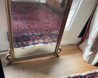 Large gold mirror 