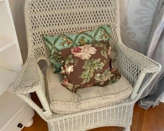Wicker armchair 