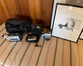 Cameras, Polaroid, digital, video 