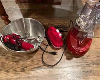 Cuisinart food processor, immersion blender, hand mixer