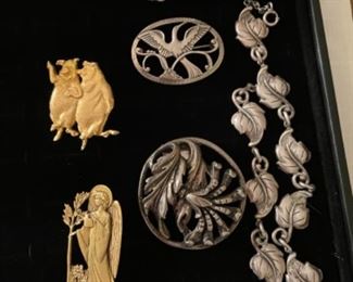 Sterling and Gold Jewelry 