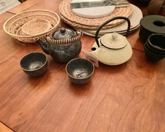 Tea pots, vintage and new 