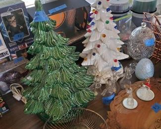 All the little lights are accounted for...these little Christmas trees are getting harder to find!