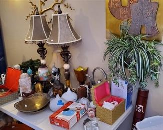 Lamps and art and.....you name it!