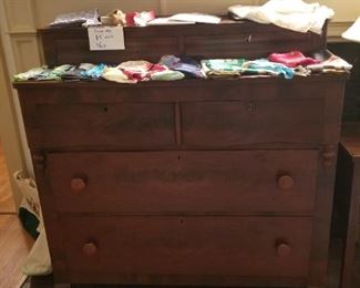 Beautiful dresser and scarves