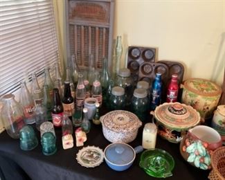 Vintage bottles. And collectibles 