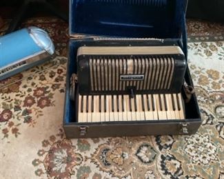 antique accordion 