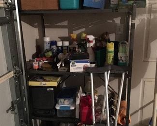 Crutches, shelf, miscellaneous