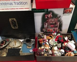 Christmas decorations, belt buckles