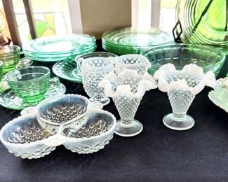 Vintage colored glass