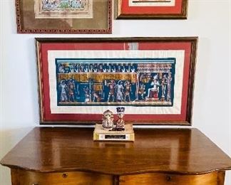 Vintage wood dresser