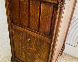 Antique record cabinet