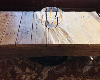Industrial cart coffee table