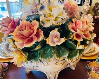 Italy porcelain bouquet 