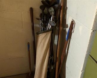 Old Wooden Golf Clubs