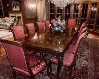 Dining Table and 12 Chairs