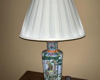 Handpainted table lamps