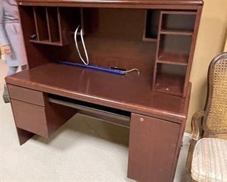 Office desk with hutch