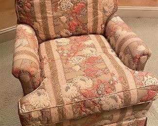 Century upholstered arm chairs