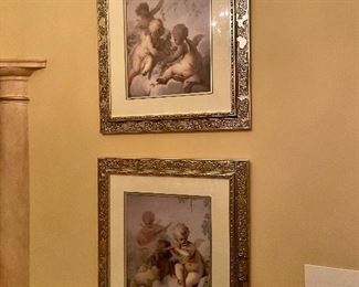 Custom framed angel prints