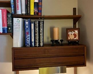 MCM Cado Style 3 Bay Walnut Wall Unit