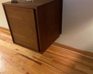 MCM Cado Style 3 Bay Walnut Wall Unit