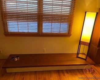 MCM MILO BAUGHMAN for THAYER COGGIN Modular Platform Sofa/Table (9'10") and Bench/Table (8'2") - 2 Piece Set