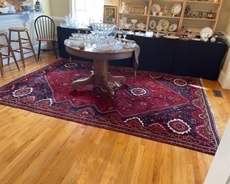 Beautiful red oriental rug