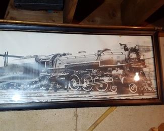 Large  C&O Locomotive  Photo