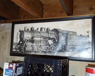 Large B&O Locomotive Photo