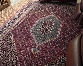 8x10 richly colored carpet with center medallion -8 x 10