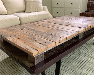 Wood Plank Coffee Table