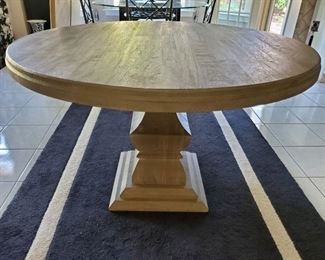 48 Inch Round Pedestal Table- Mango Wood By Ballard Design